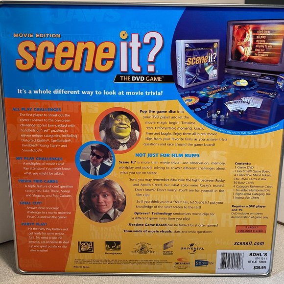 Optreve Scene it Movie edition DVD game *Never Used* - Picture 2 of 4